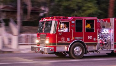 Los Angeles, CA - Man Rescued, Hospitalized After Fire on Ellen Ln